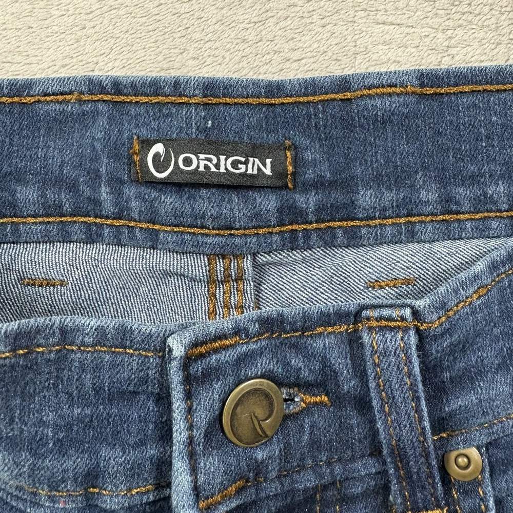 Origin Jeans Mens 34x32 Blue 5 Pocket D68 Maine USA Legit Fit Stretch Dark Wash